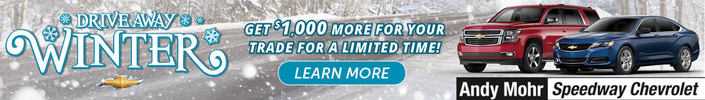 Andy Mohr Drive Away Trade Offer Banner